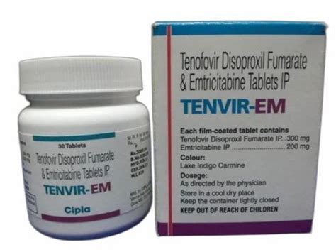 Tenvir Antiretroviral Drug Manufacturers 30 Tablets Prescription At