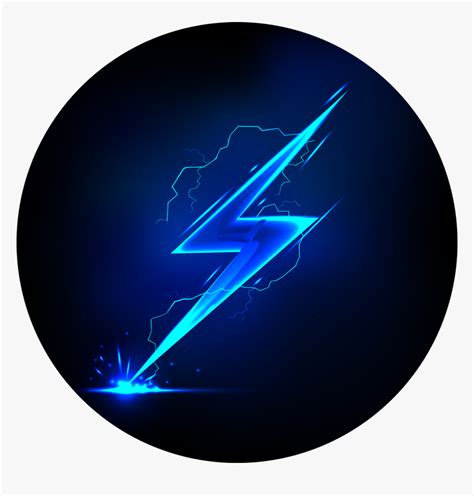 Blue Lightning Bolt Hd Png Download Kindpng