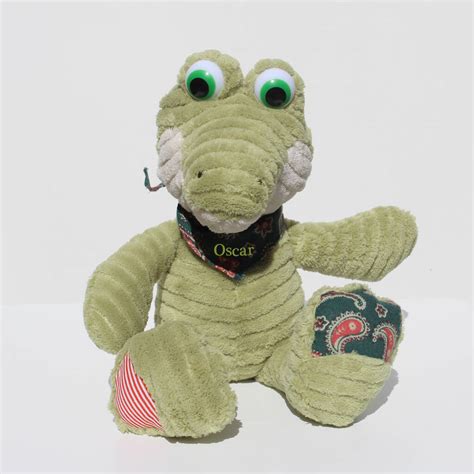 Personalised Crocodile Soft Toy By Lime Tree London