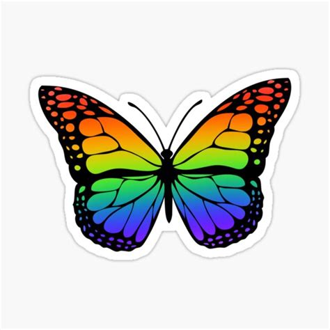 Paper And Party Supplies Stickers Multi Color Butterfly Stickers Stickers