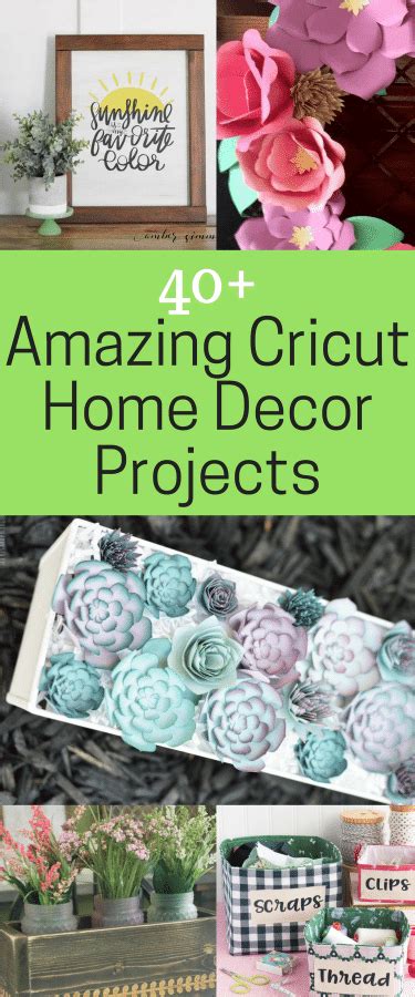 40 Of The Best Cricut Home Décor Projects 2023 Clarks Condensed