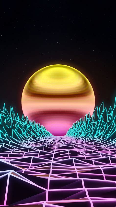 Retrowave Synthwave Phone Wallpapers Wallpaper Cave