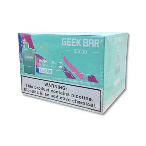 Geek Bar B5000 Clear Mesh Coil Disposable