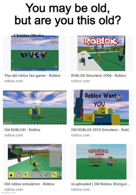 Good Old Roblox Imgflip