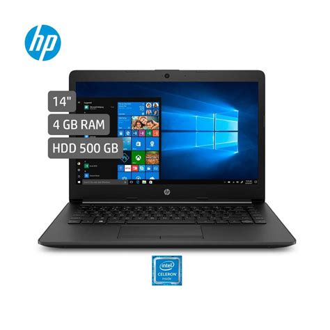 Portátil Hp Laptop 14 Ck2095la Intel Celeron N4020 Ram 4gb Hdd 500gb