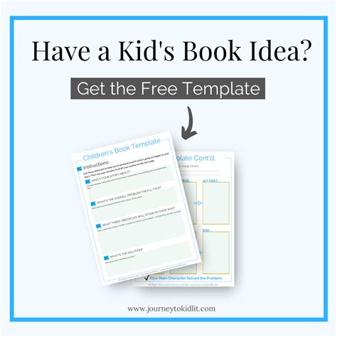 Learn the apps that will help you to write a book you'll love! How to Write a Children's Book Template - Journey to KidLit
