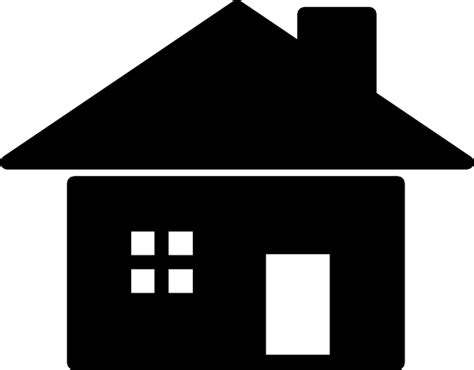 House Silhouette Icon Clip Art At Vector Clip Art Online