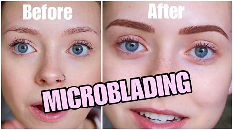 Microblading My Eyebrows Part 1 Youtube