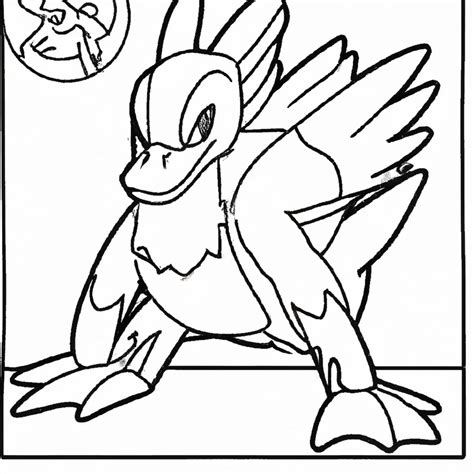 Desenhos De Pokémon Golduck Para Imprimir E Colorir