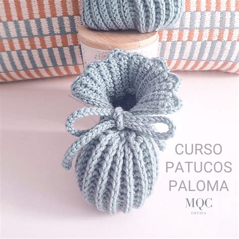 Patucos Paloma Más Que Crochet Escuela Cursos De Crochet