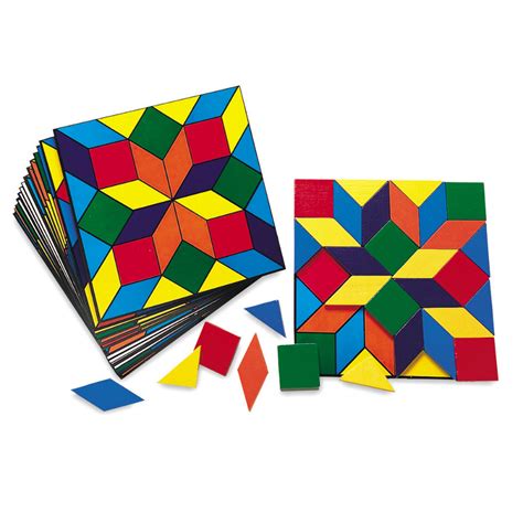 Parquetry Blocks Card Patterns Learning Resources Parquetry