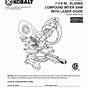Bosch 5412l Miter Saw Owner's Manual