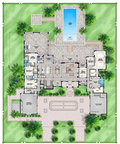 10 Bedroom Mansion Floor Plans