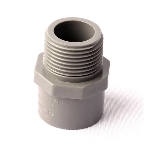 1 Inch Male Thread X 32mm Pvc Straight Connectors Water Supply Pipe