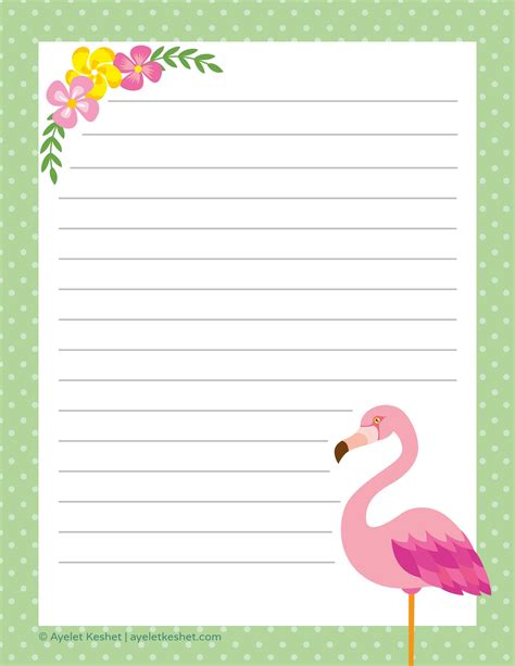 Teach your children how to write their own structured haiku with this informative worksheet and haiku template. 48 Pretty Letter Writing Paper | KittyBabyLove.com