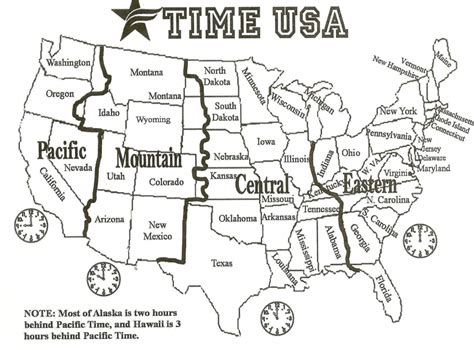 Printable Map Of The United States Time Zones Printable Us Maps