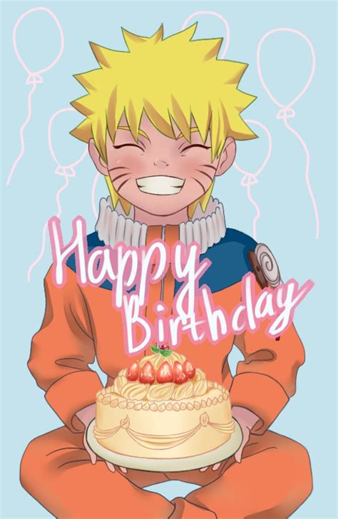 Naruto Happy Birthday By Evge Niya On Deviantart