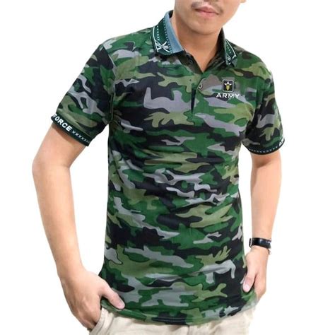 Jual Baju Kaos Polo Kerah Baju Kemeja Hem Army Tentara Loreng Tni Tp00h2 Shopee Indonesia