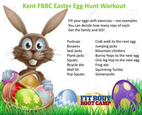 🐥its Time To Start Planning Your Easter Egg Hunt Work Out With The