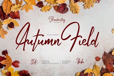 20 Best Autumn Fonts For Fall Themed Designs 2023