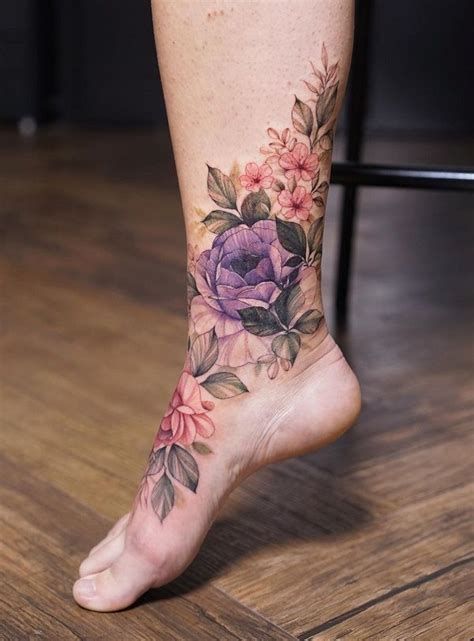 60 Ankle Tattoos For Women Art And Design Ankle Tattoos For Women Cover Up Tattoos For