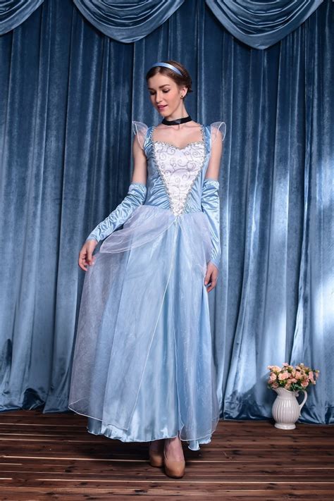 Sexy Halloween Costumes Dress Free Shipping Womens Princess Cinderella