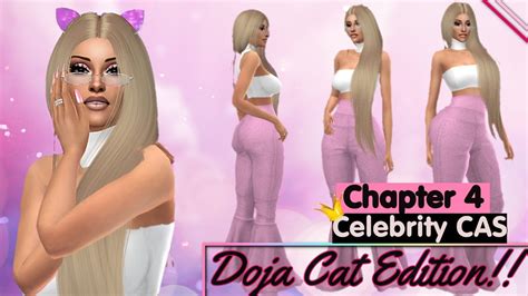 Doja Cat The Sims 4 Celebrity Create A Sim Youtube
