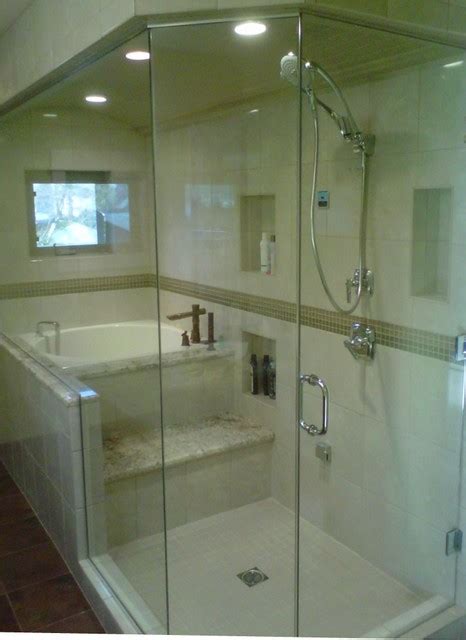 Eugene Steam Shower With Japanese Tub Contemporary Bathroom Other