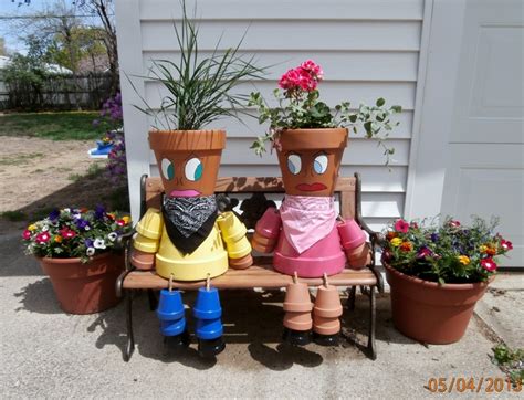 Flower Pot People Flower Pots And The Flowers On Pinterest