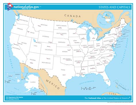 Karte Von Amerika Mit Städten Norden Landkarte