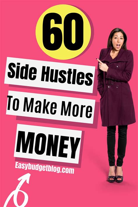 side hustle guide 60 ways to make extra money in 2020 easy budget extra money side hustle