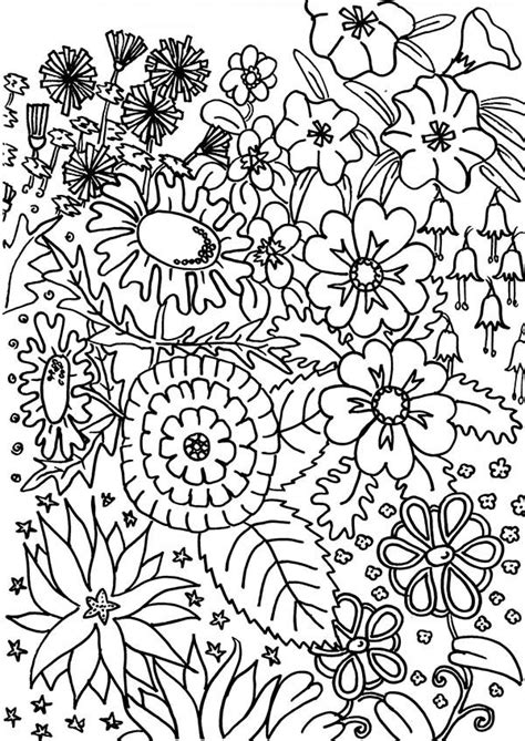 Leverage brother creative center's coloring pages templates for garden flower. Flower garden coloring pages to download and print for free