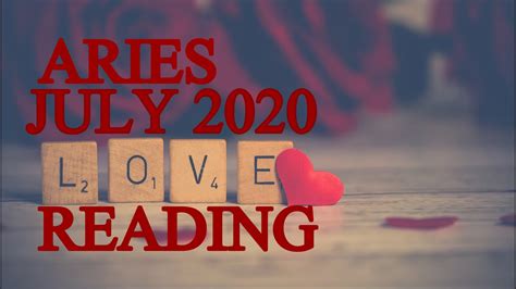 Aries July 2020 Monthly Love Tarot Reading Unexpected Communication