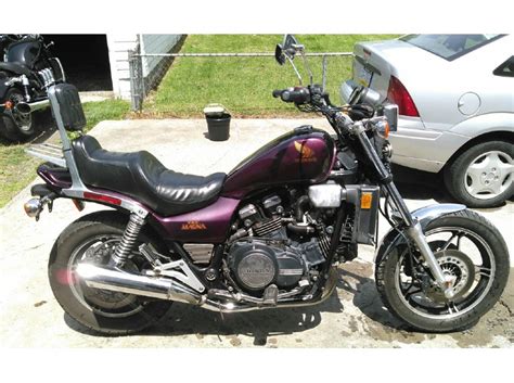 Maroon color, newer tires, motor guards, hiway pegs, oil changed, carbs tuned. Honda Magna V65 motorcycles for sale in Pennsylvania