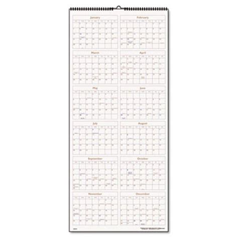 At A Glance Dmw50328 Scenic Three Months Per Page Reference Wall