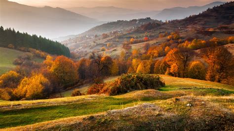 Rhodope Mountains In Autumn Time Kardzhali Bulgaria Windows