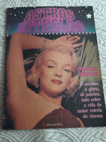 Revista Astros E EstrelasN Marilyn Monroe C pôster Nua MercadoLivre