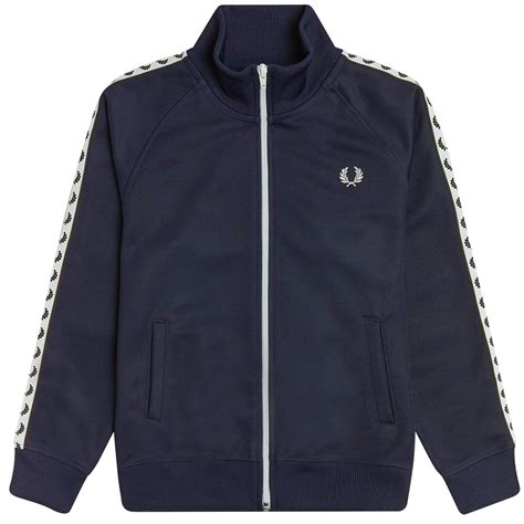 Fred Perry Uk Online Sports Authentic Tape Track Jacket