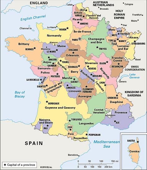 France Provinces Before 1789 Kids Encyclopedia Childrens