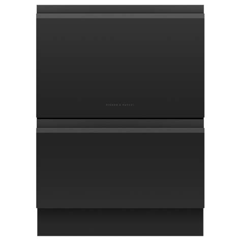 Fisher Paykel Dd D Hzb Cm Black Built Under Double Dishdrawer