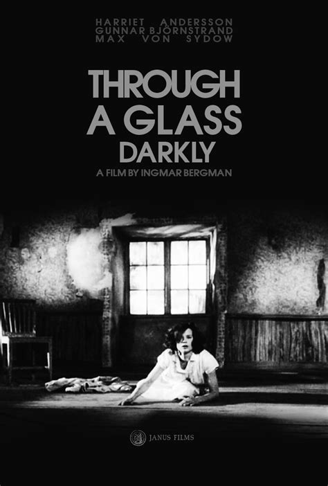 Through A Glass Darkly Posterspy