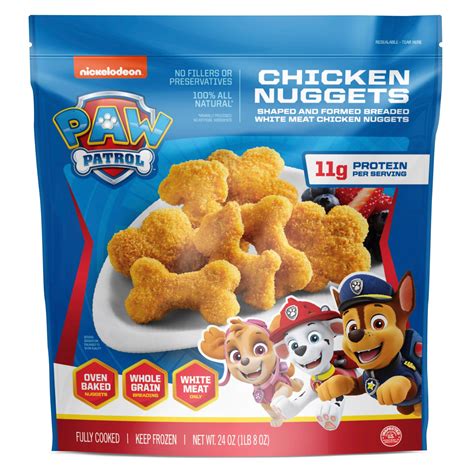 Nickelodeon Paw Patrol Chicken Nuggets Frozen 24 Oz Shipt