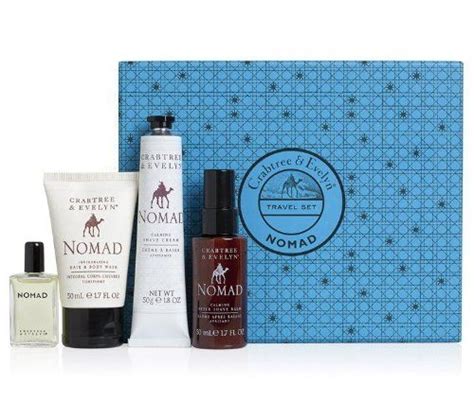 Crabtree And Evelyn Nomad Sampler T 3pc Hair And Body Wash 17oz