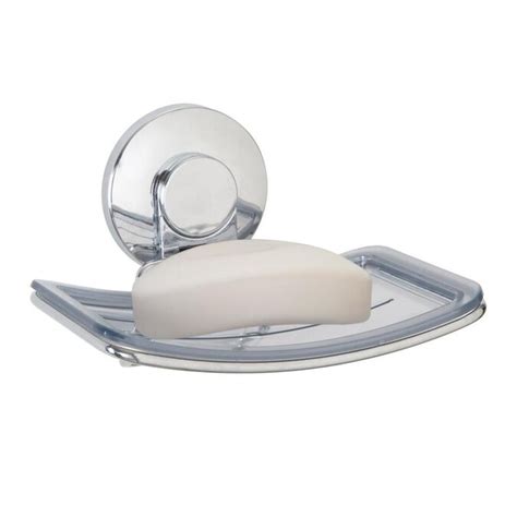 Bath Bliss Bath Bliss Gel Suction Soap Dish In Chrome In The Soap
