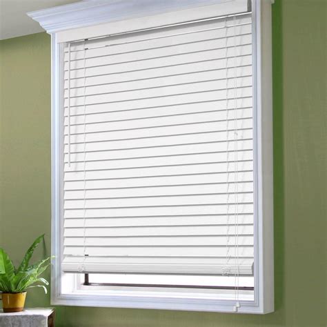 Perfect Lift Window Treatment White 2 In Textured Faux