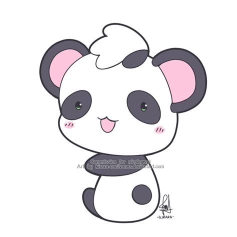 Commission Mini Chibi Panda By Kirara Cecilvenes On Deviantart