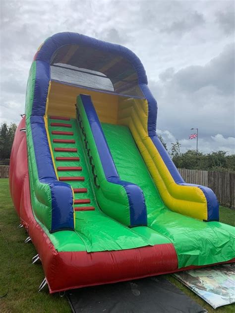 10ft Platform Super Slide Kings Bouncy Castle Hire Northern Ireland