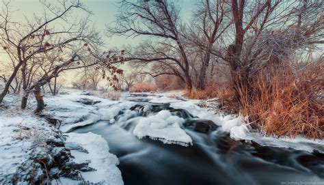 Beautiful Winter Landscapes The Krynka River · Ukraine Travel Blog