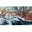 Beautiful Winter Landscapes – The Krynka River · Ukraine Travel Blog