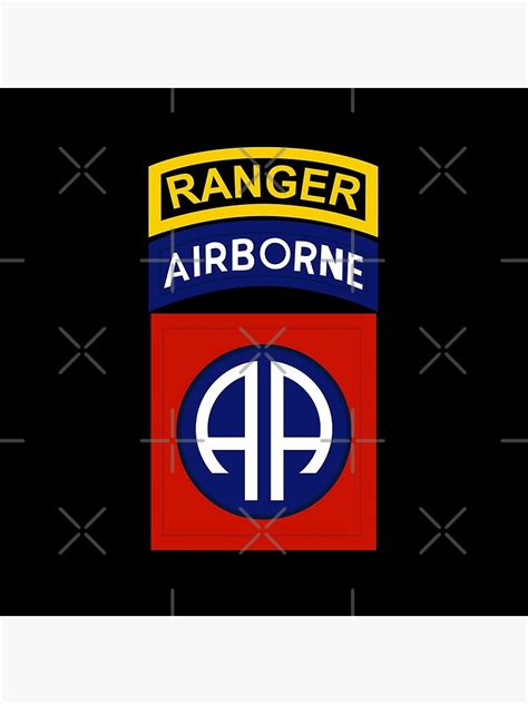 82nd Airborne Ranger Throw Pillow For Sale By Jcmeyer Redbubble